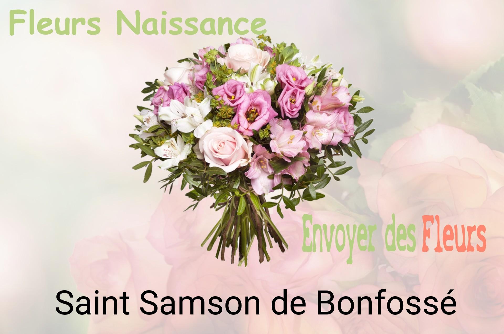 Bouquet de fleurs de naissance livré à Saint-Samson-de-Bonfossé