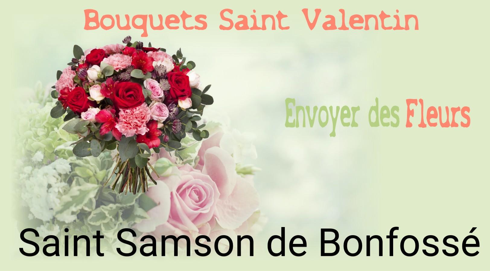 Roses de Saint-Valentin livrées à Saint-Samson-de-Bonfossé